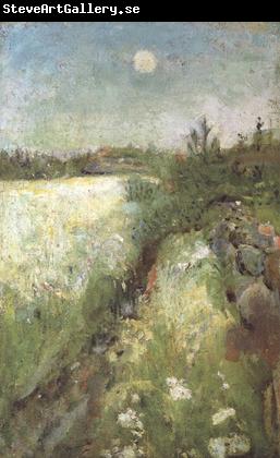 Edvard Munch Flowering Meadow at Veierland (nn02